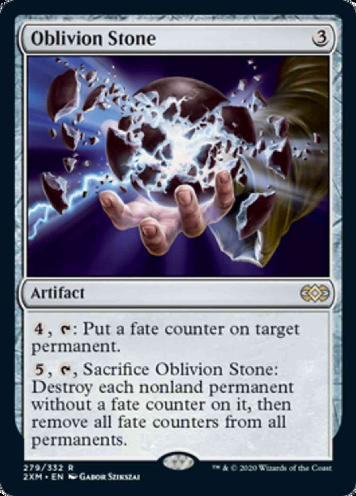 Oblivion Stone magic card front