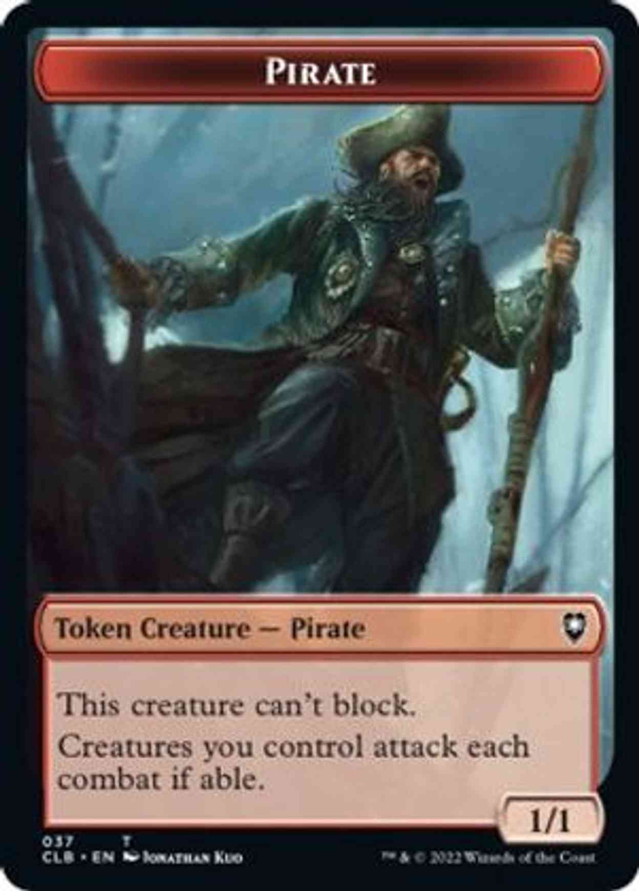 Pirate // Goblin Double-sided Token magic card front