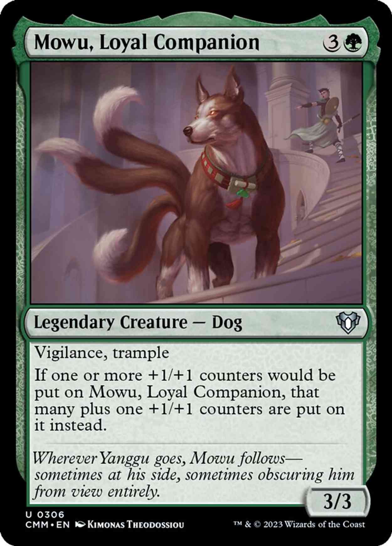 Mowu, Loyal Companion magic card front