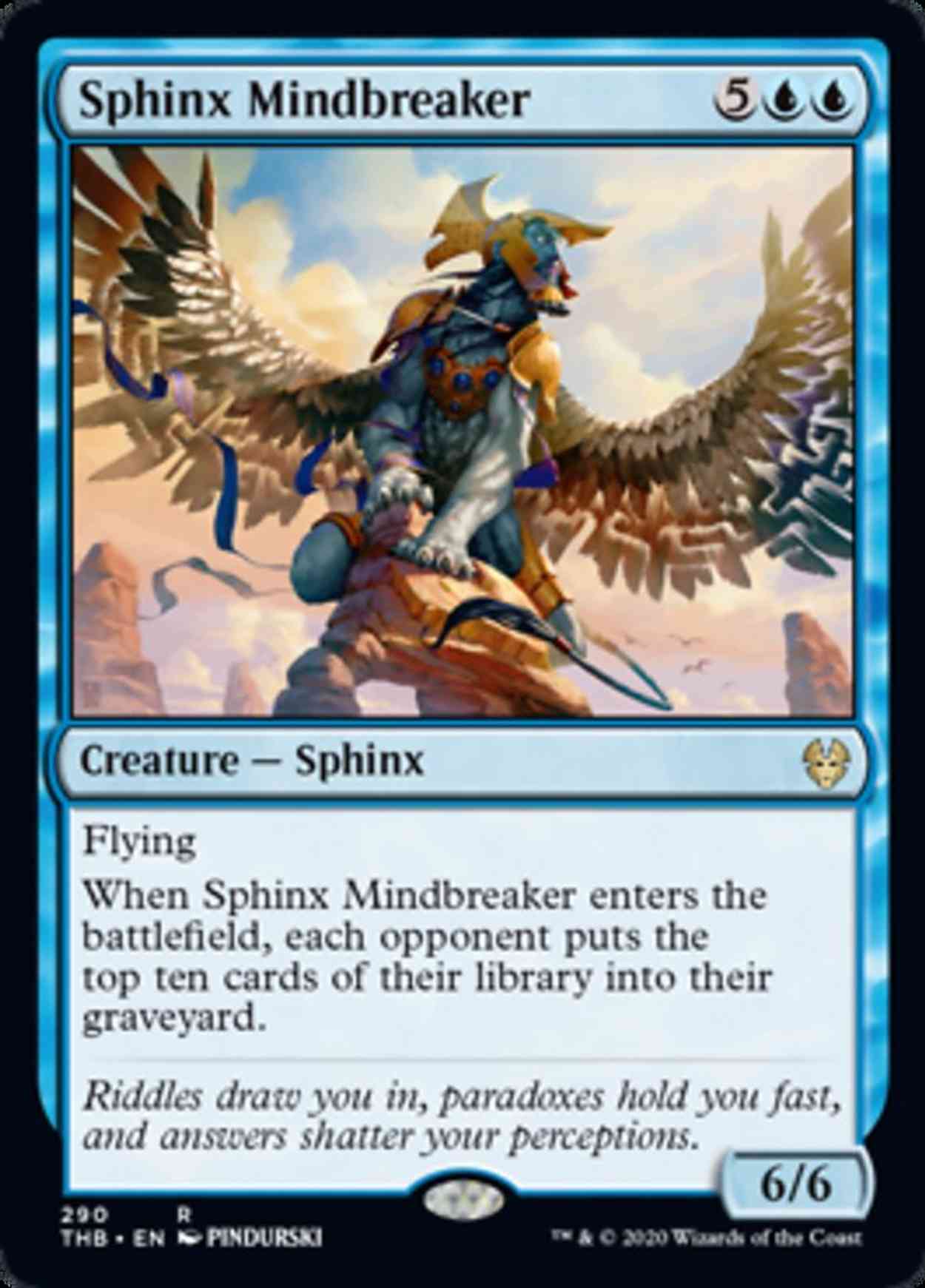 Sphinx Mindbreaker magic card front
