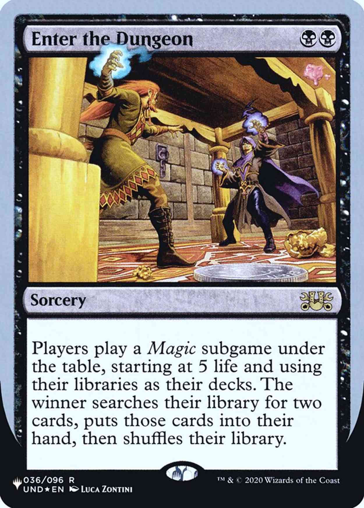 Enter the Dungeon magic card front
