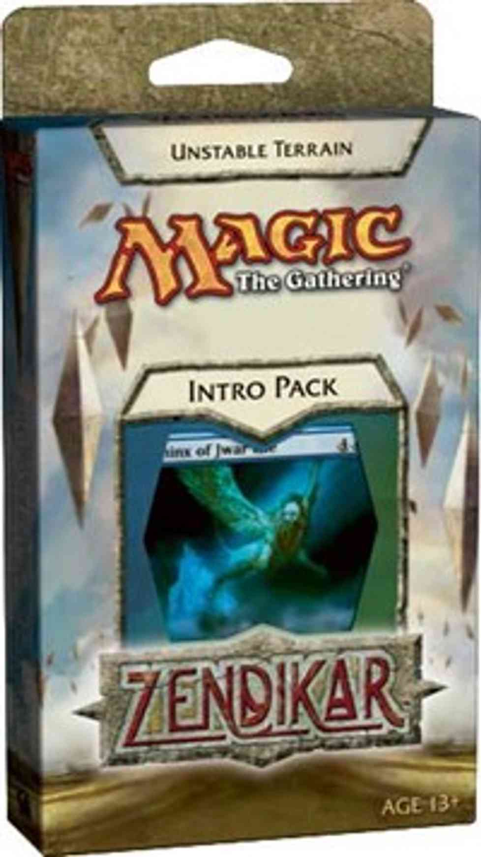 Zendikar - Intro Pack - Blue - Unstable Terrain magic card front