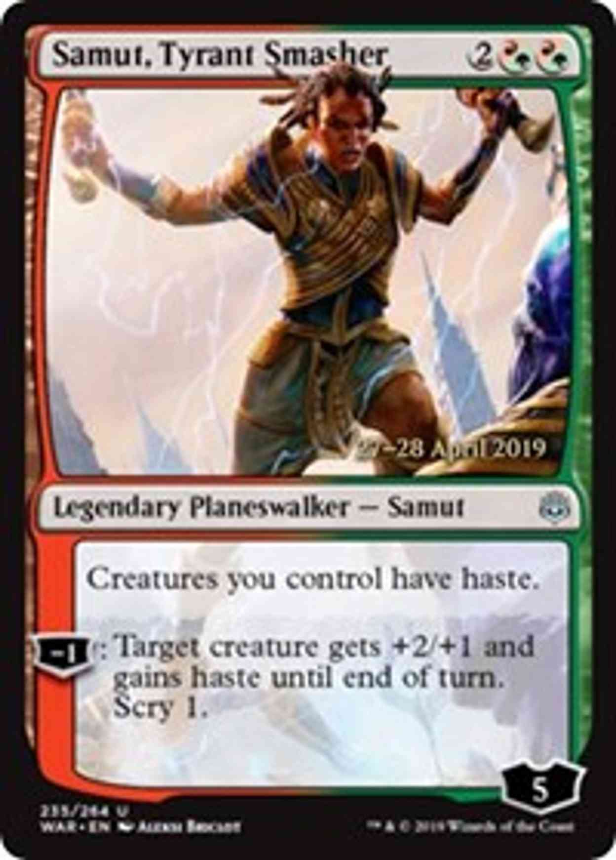 Samut, Tyrant Smasher magic card front