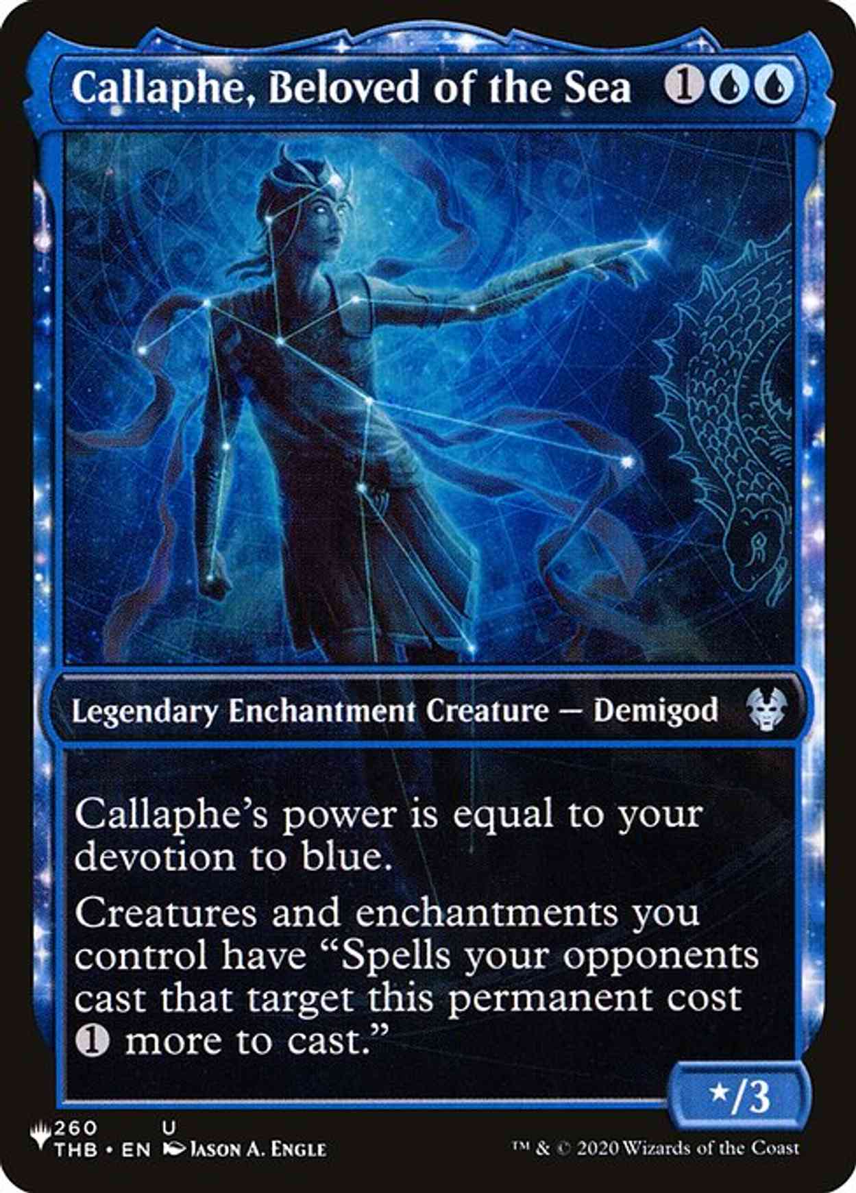 Callaphe, Beloved of the Sea (Showcase) magic card front