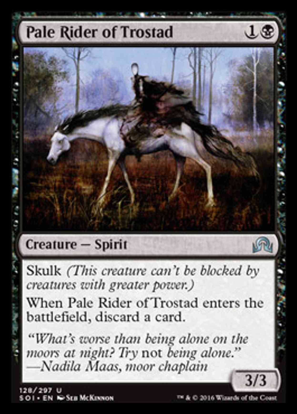 Pale Rider of Trostad magic card front