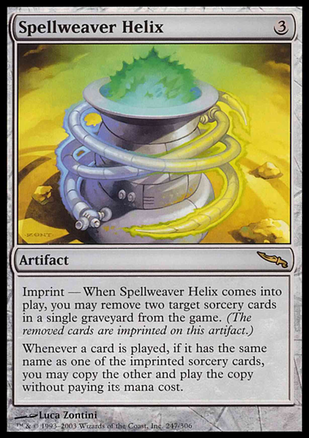 Spellweaver Helix magic card front