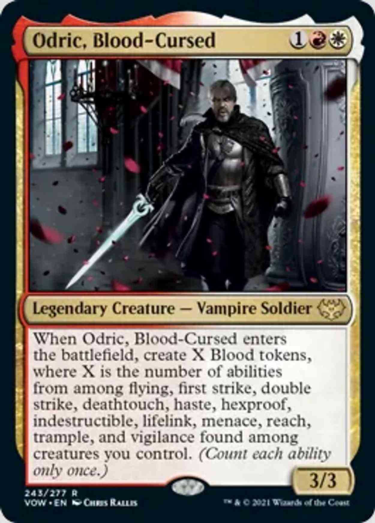 Odric, Blood-Cursed magic card front