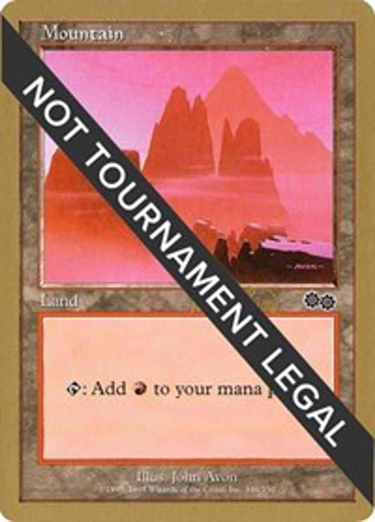 Mountain (346) - 1999 Mark Le Pine (USG) magic card front