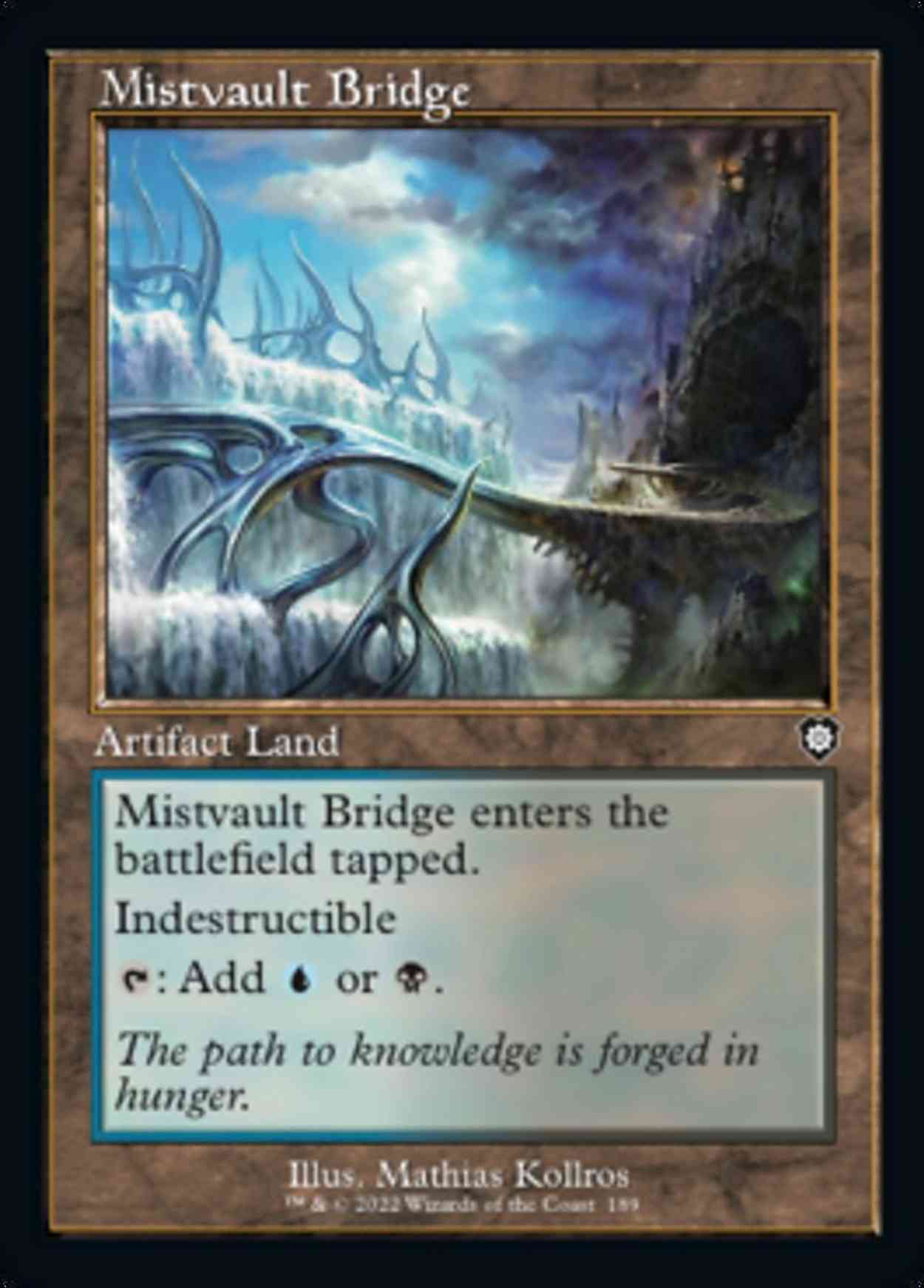 Mistvault Bridge magic card front