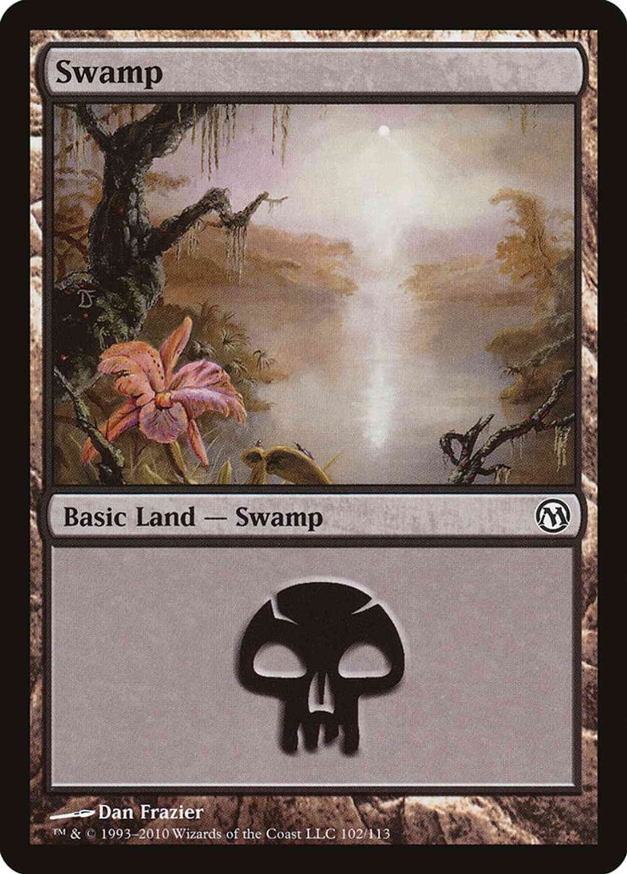 Swamp (102) magic card front