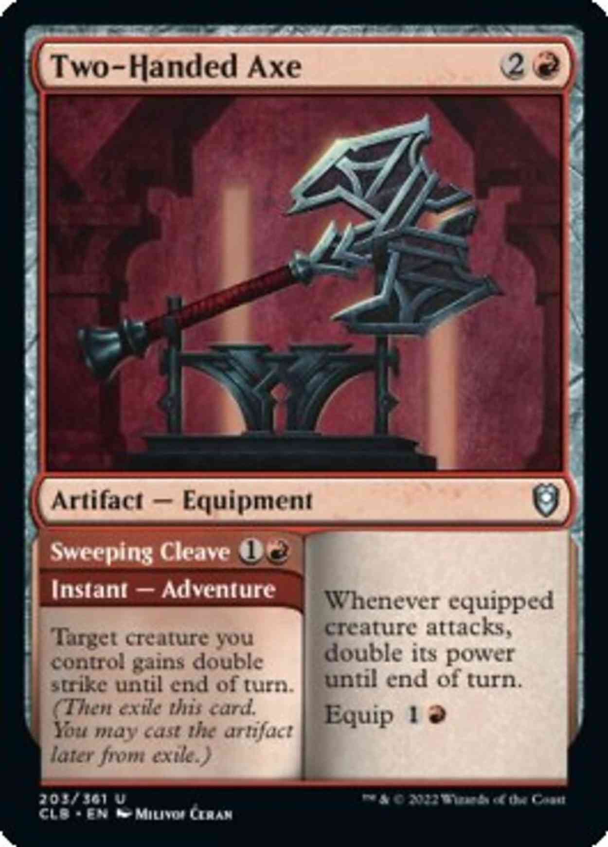 Two-Handed Axe magic card front