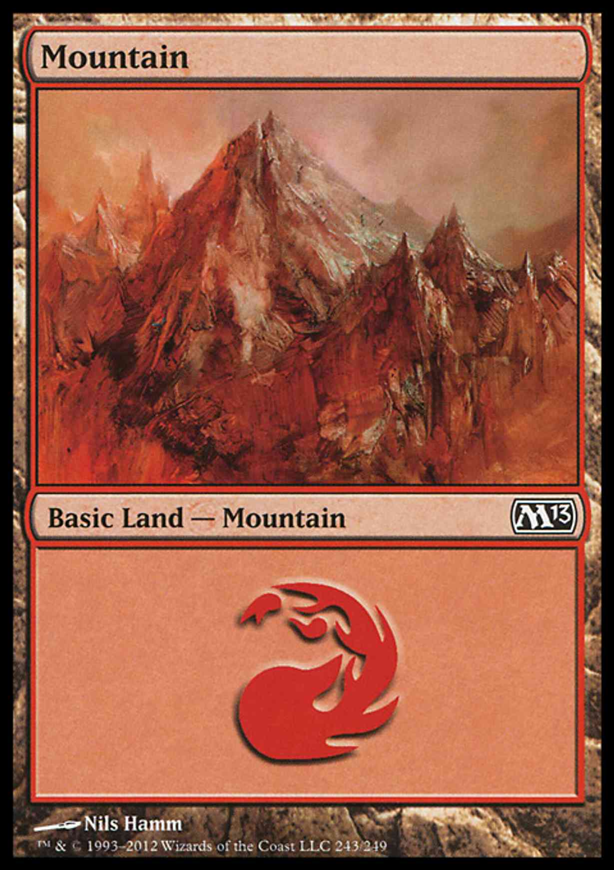 Mountain (243)  magic card front