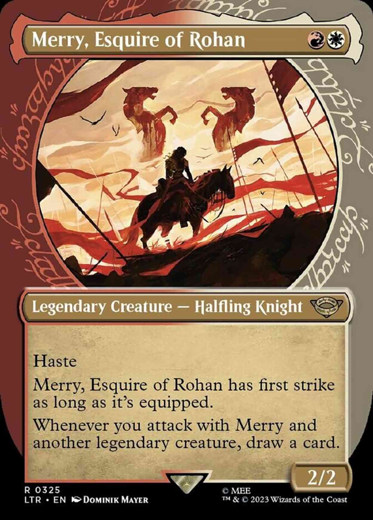 Merry, Esquire of Rohan (Showcase) magic card front