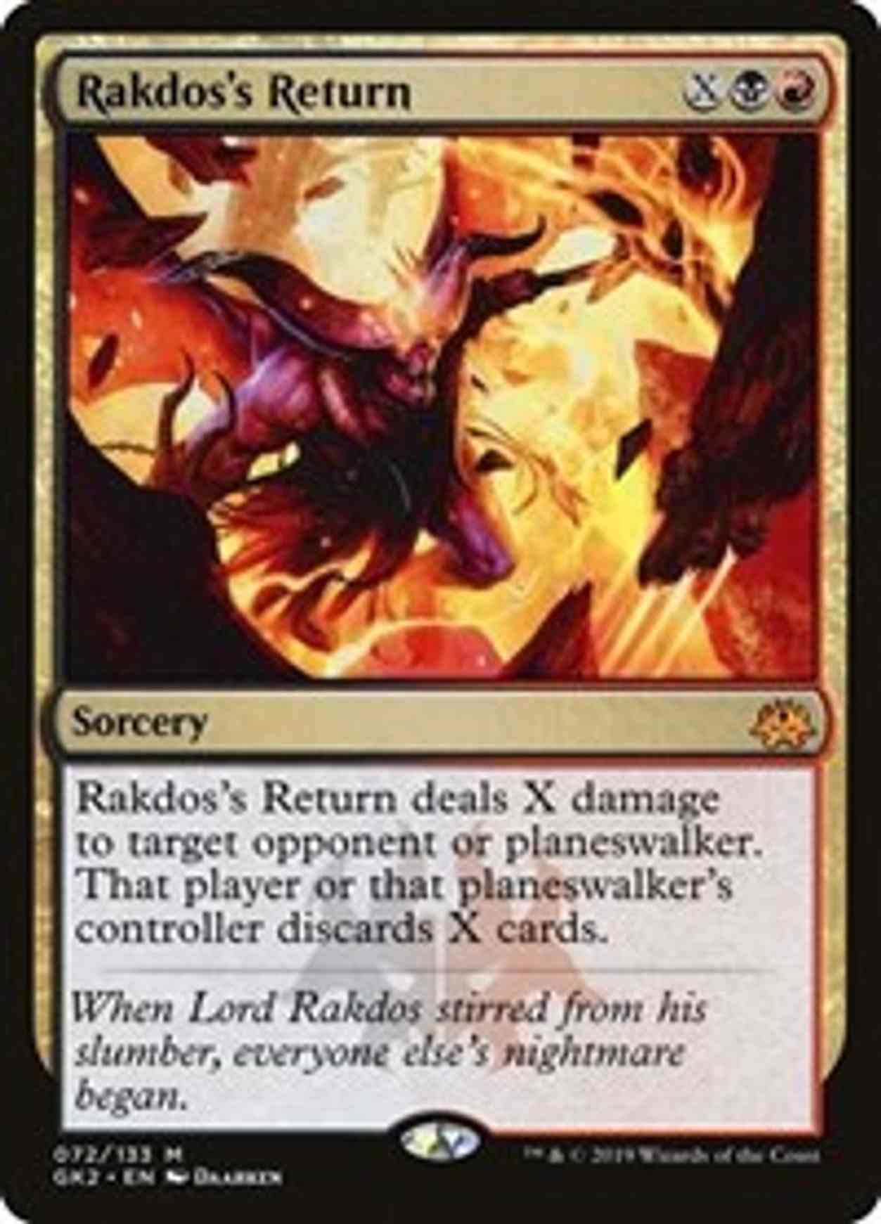 Rakdos's Return magic card front
