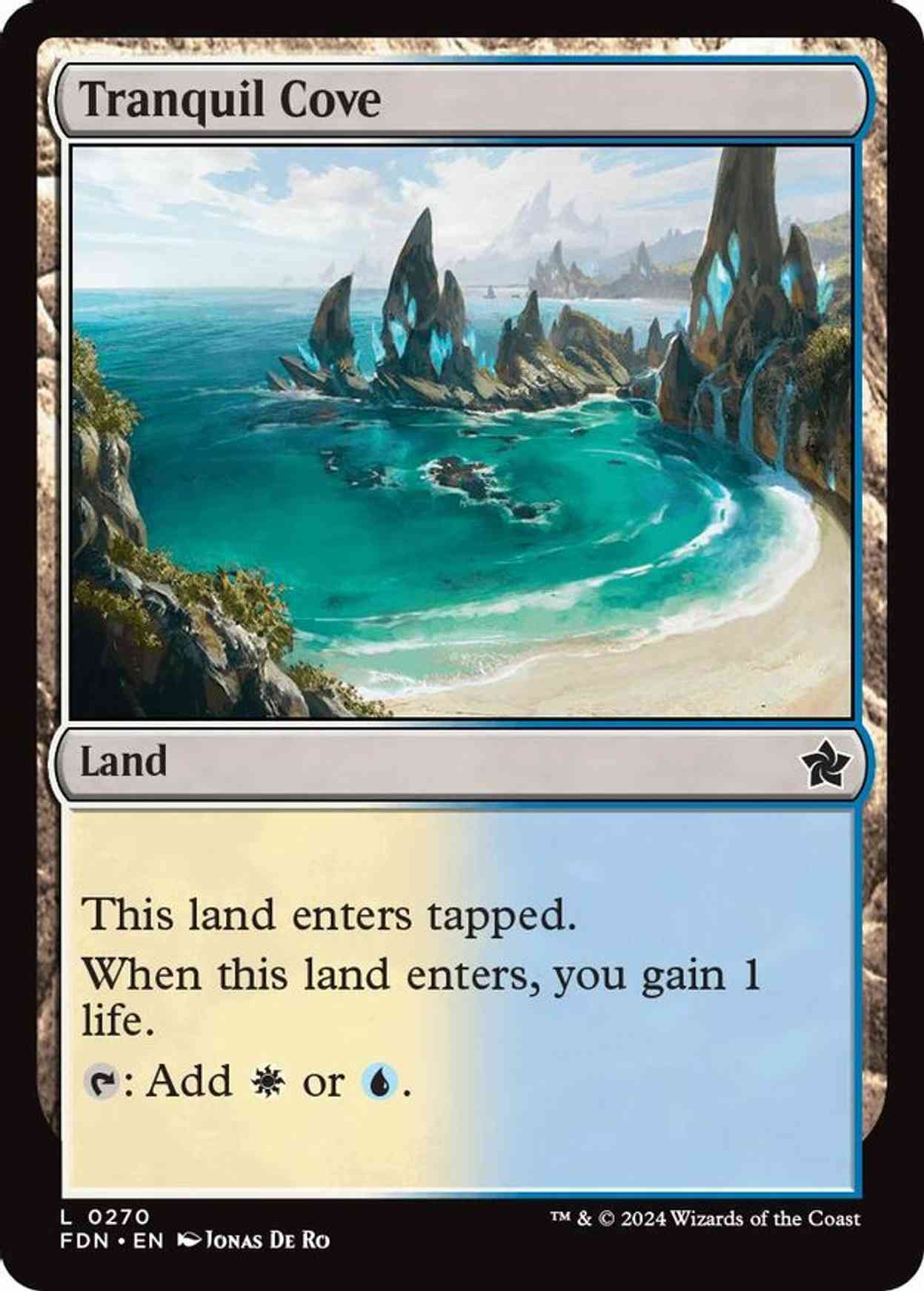 Tranquil Cove magic card front