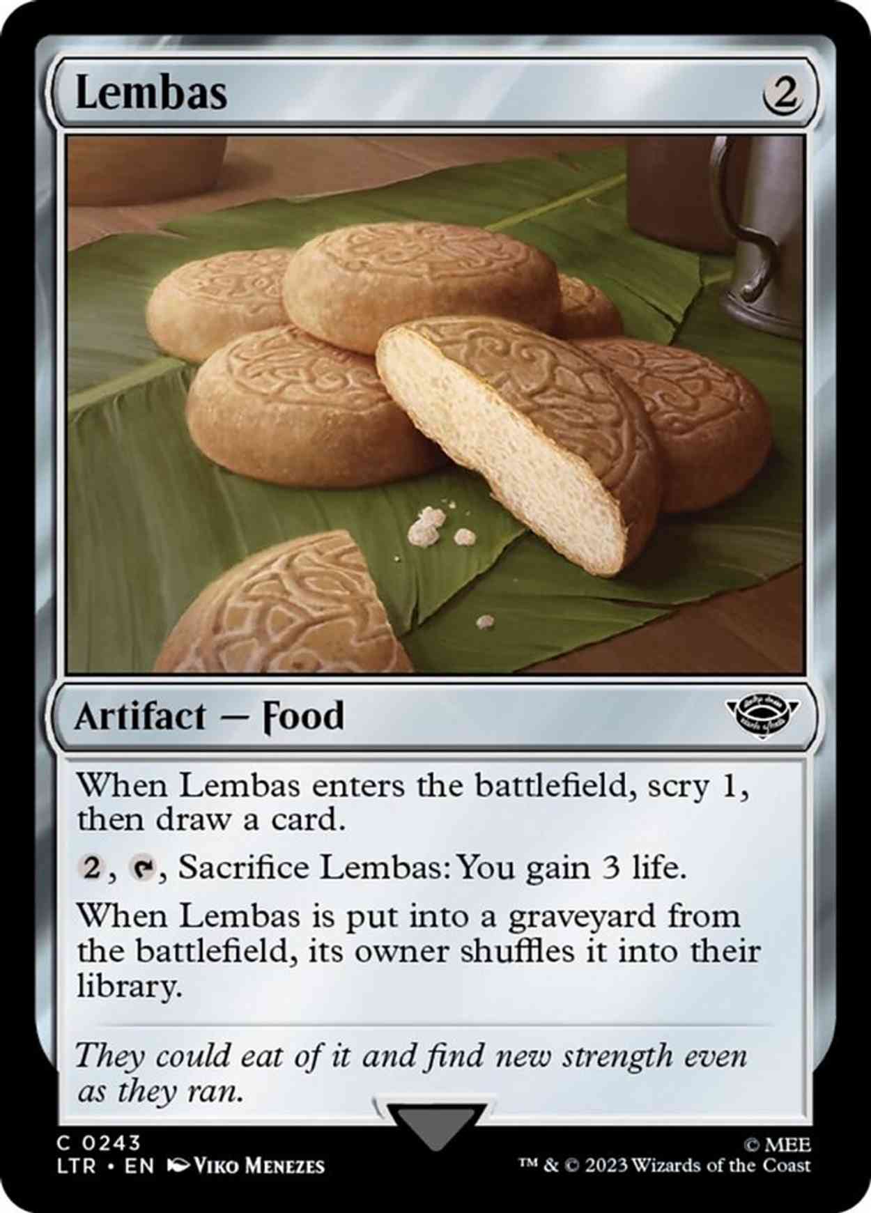 Lembas magic card front