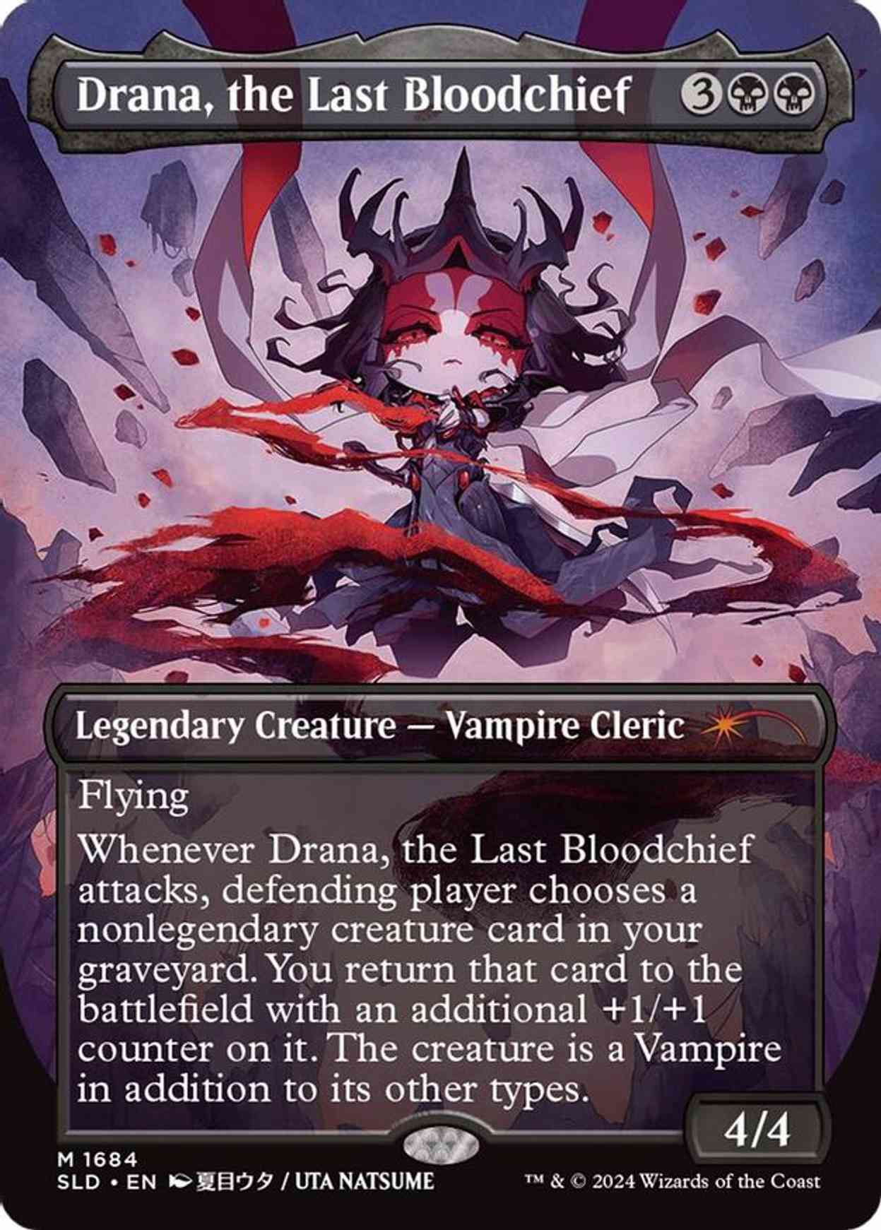 Drana, the Last Bloodchief magic card front