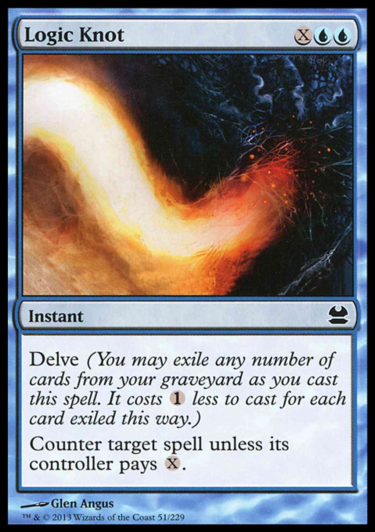 Logic Knot magic card front