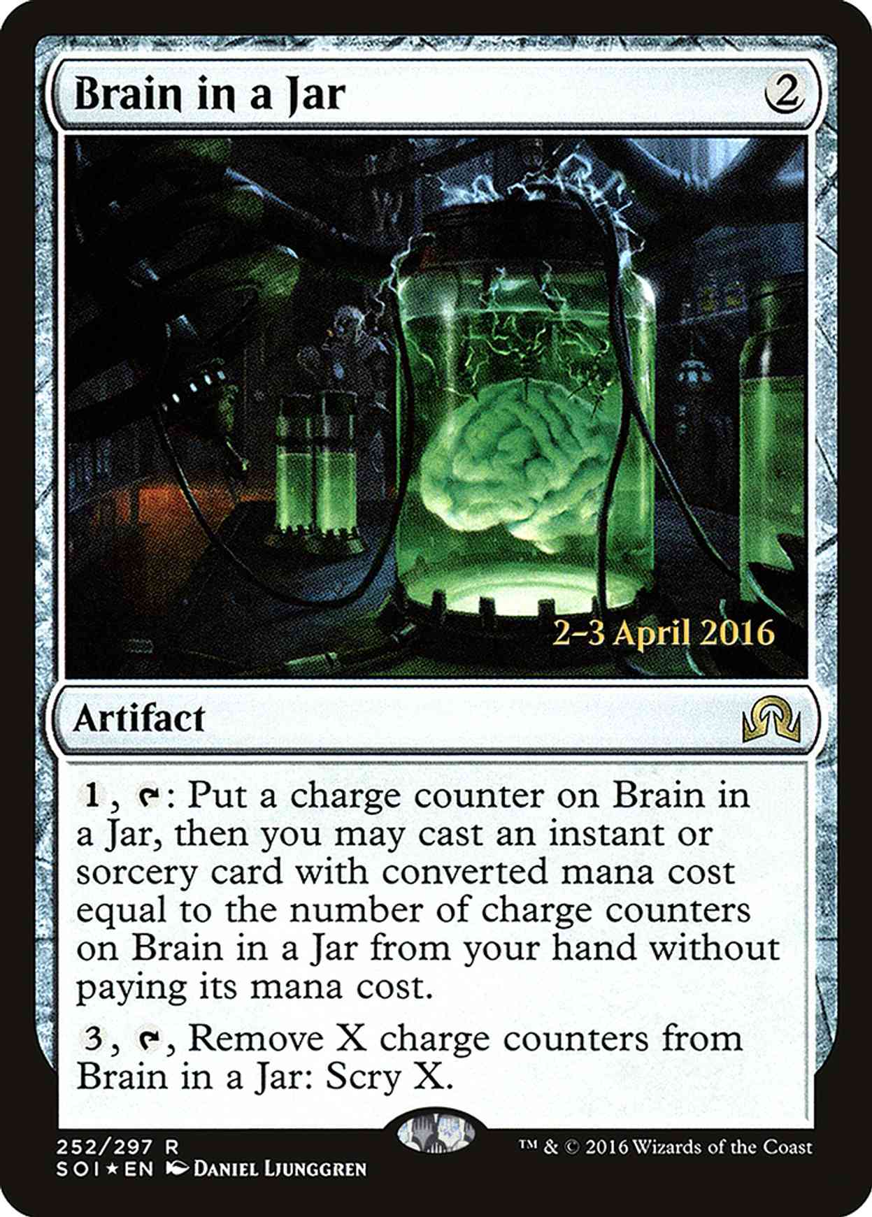 Brain in a Jar magic card front