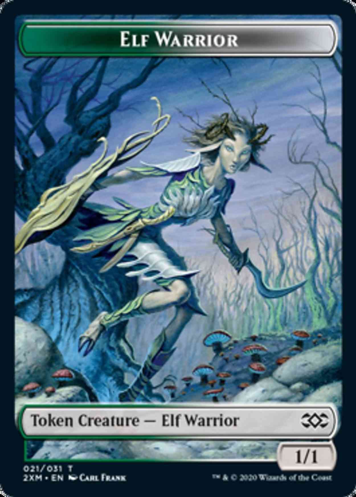 Elf Warrior // Germ Double-sided Token magic card front