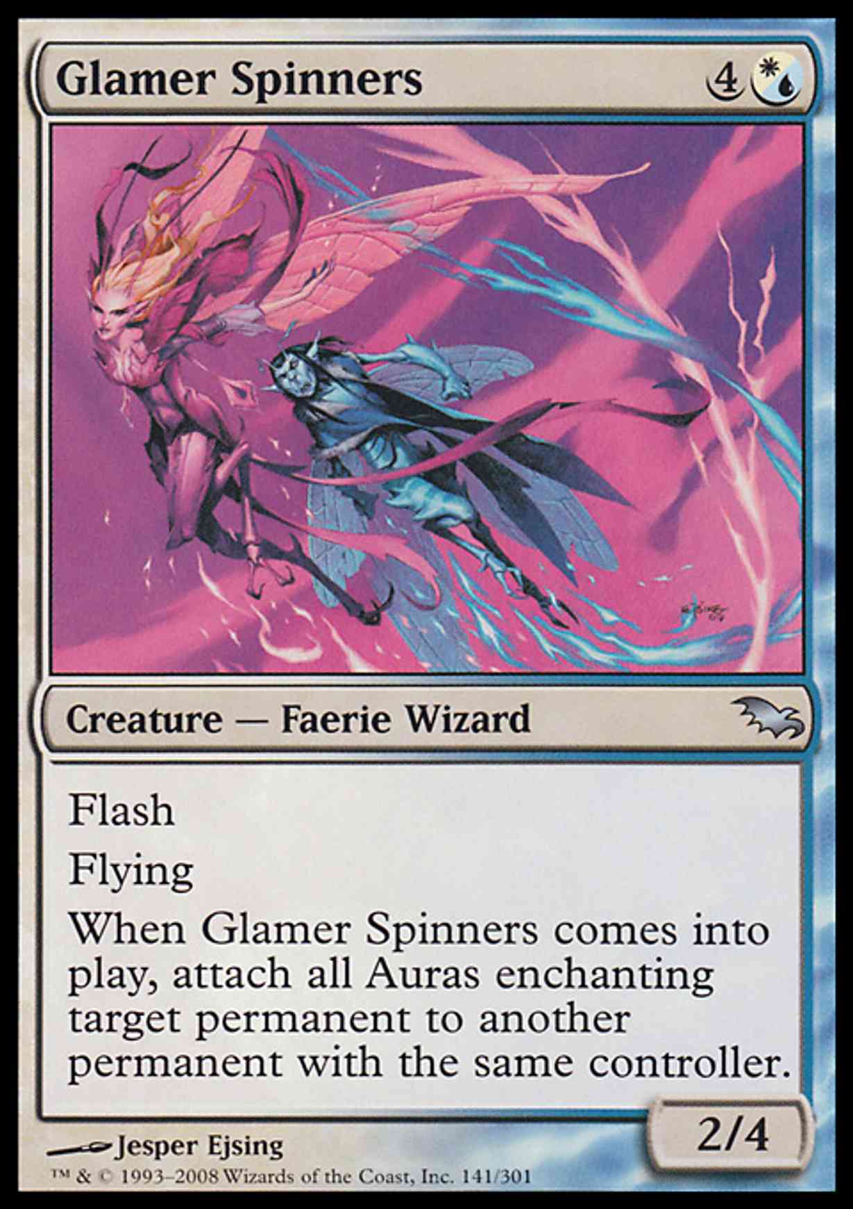 Glamer Spinners magic card front