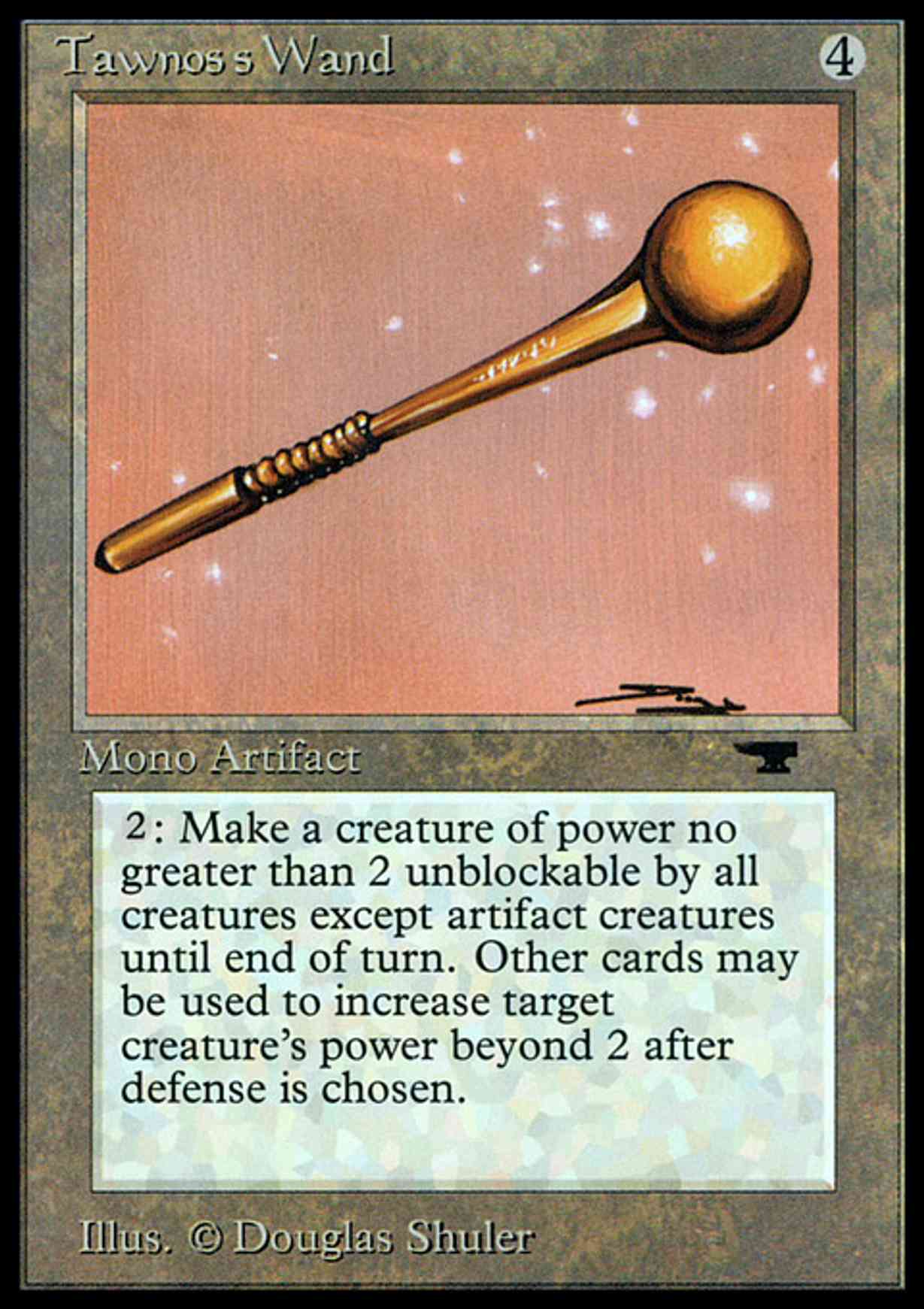 Tawnos's Wand magic card front