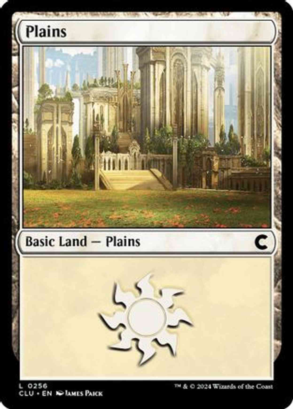 Plains (0257) magic card front