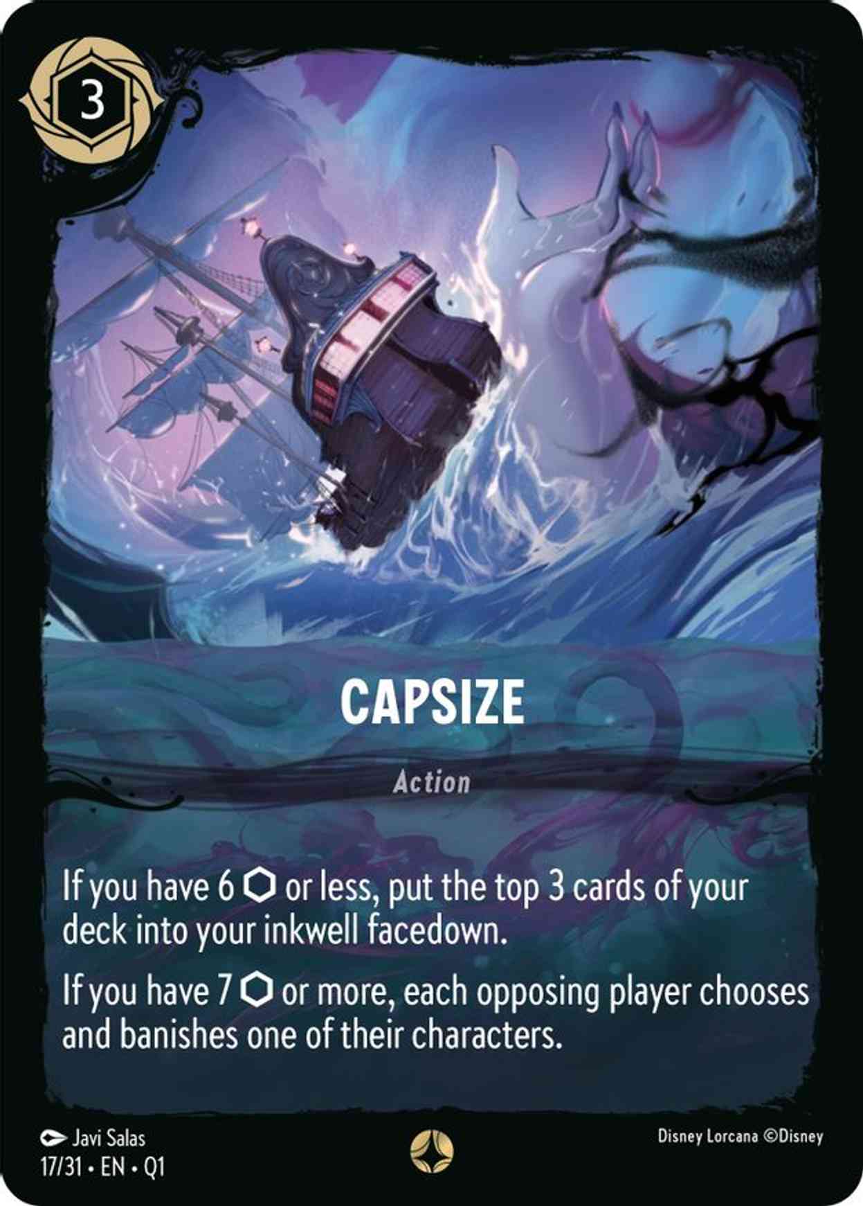 Capsize magic card front