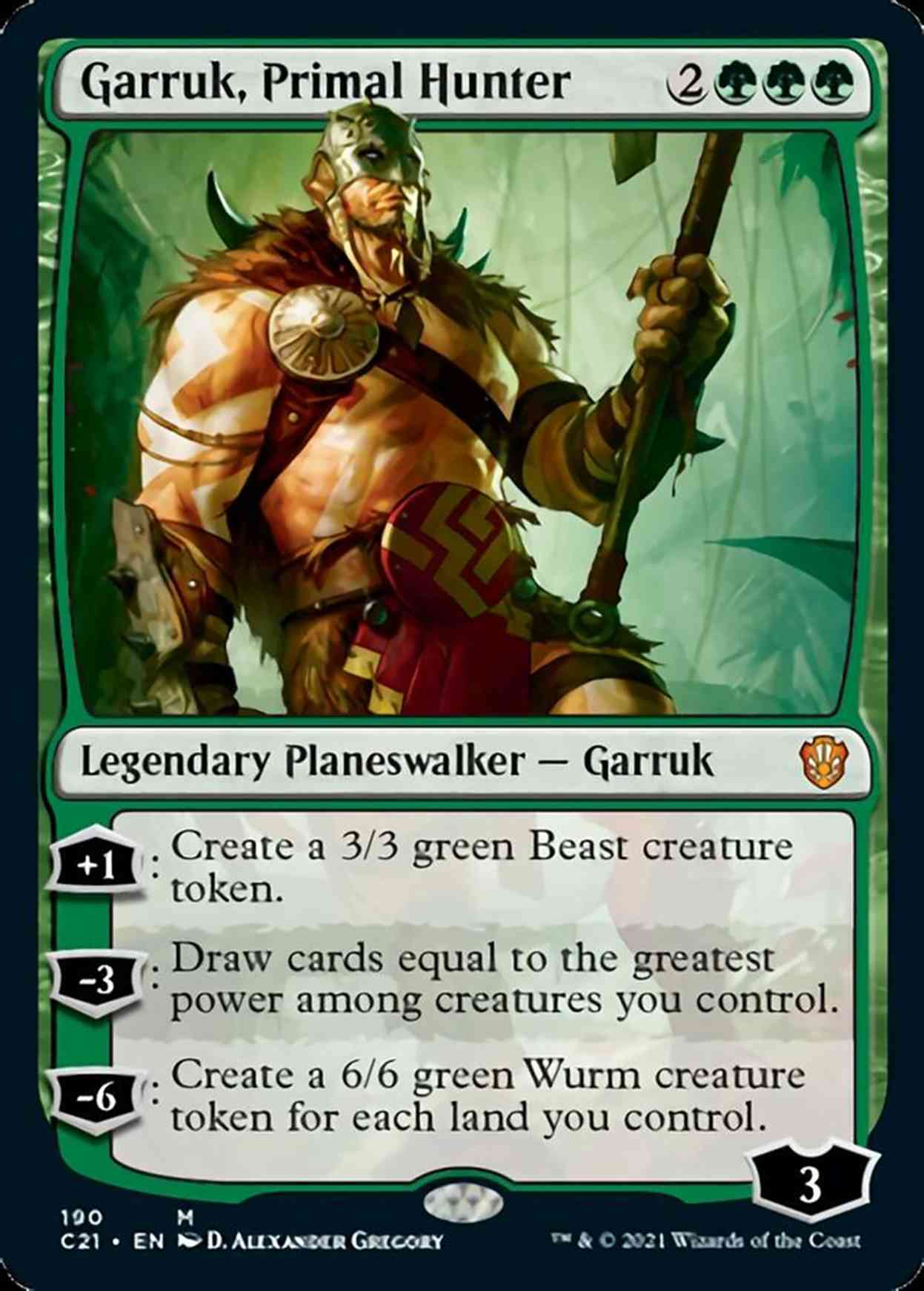 Garruk, Primal Hunter magic card front