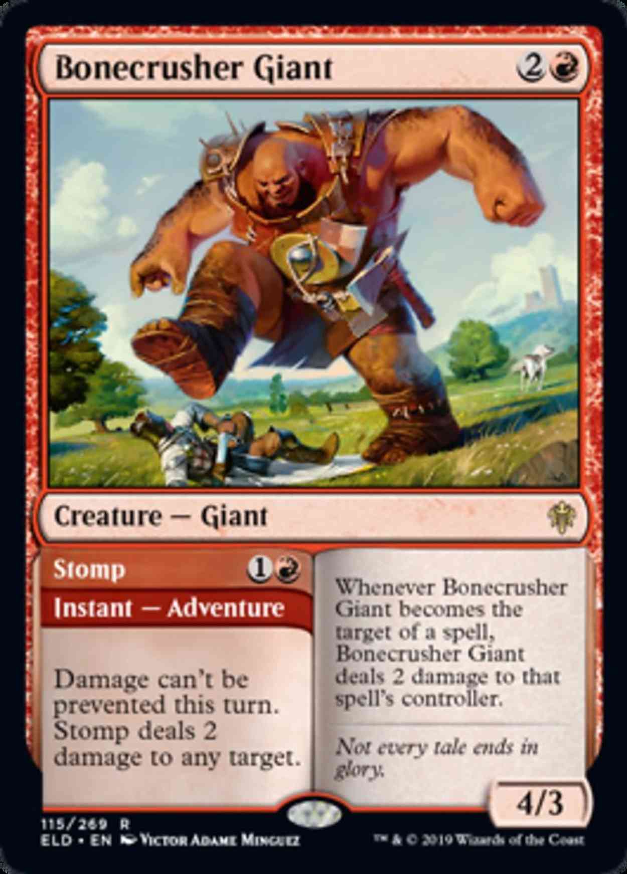 Bonecrusher Giant magic card front