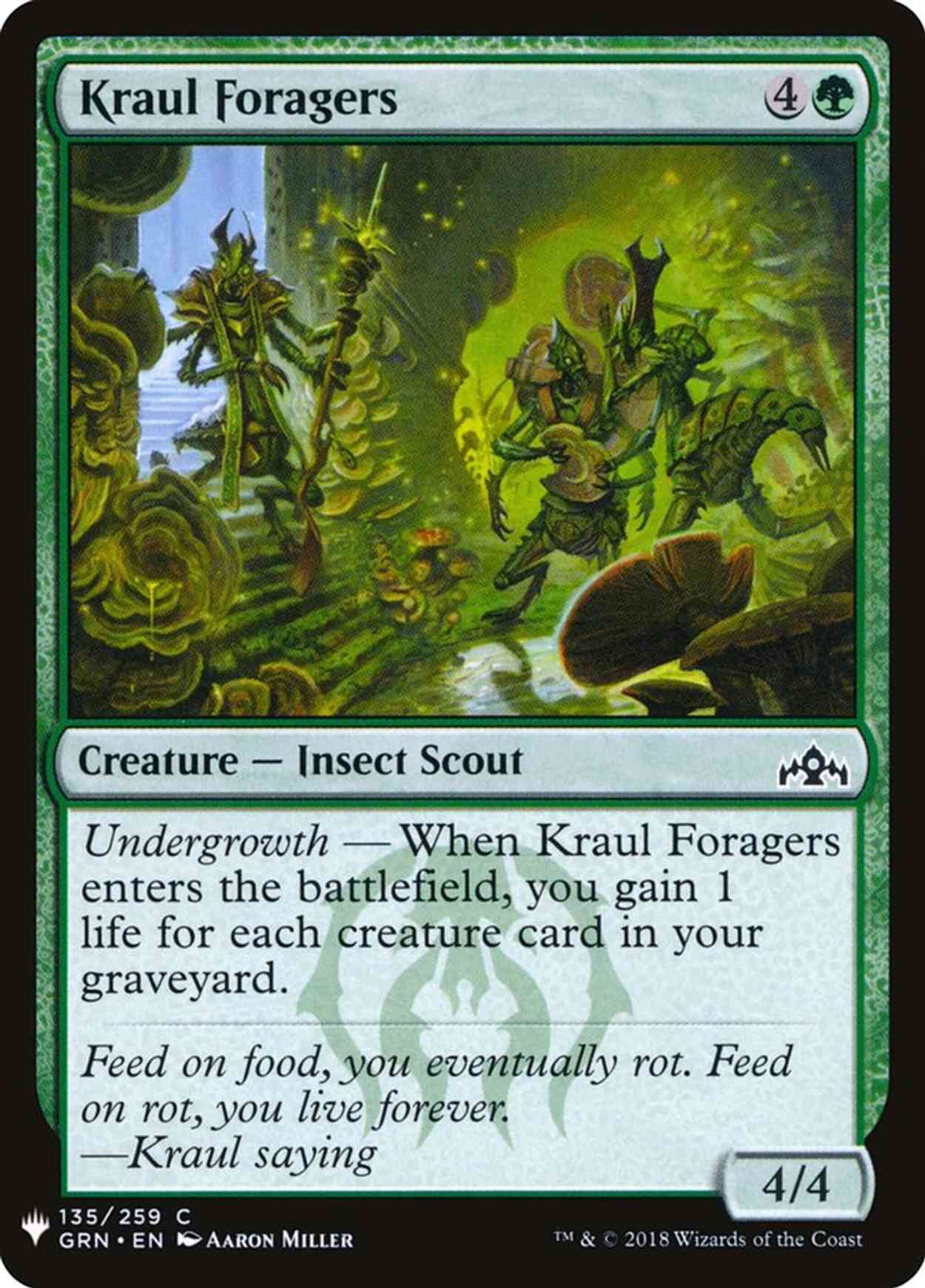 Kraul Foragers magic card front