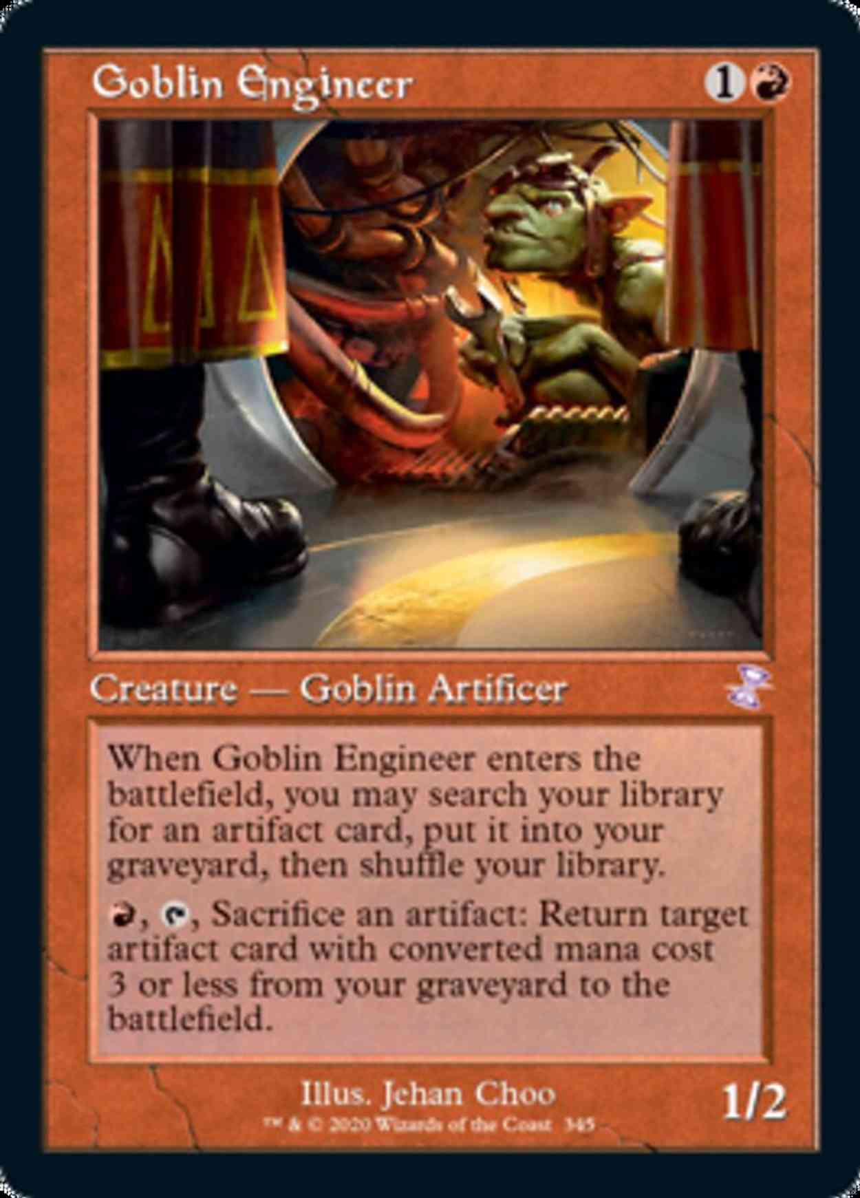 Goblin Engineer magic card front