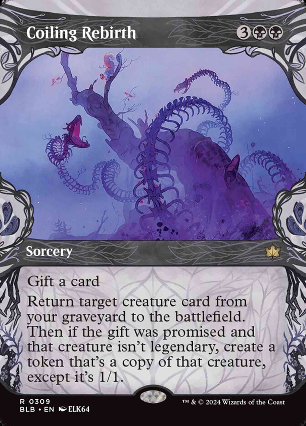 Coiling Rebirth magic card front