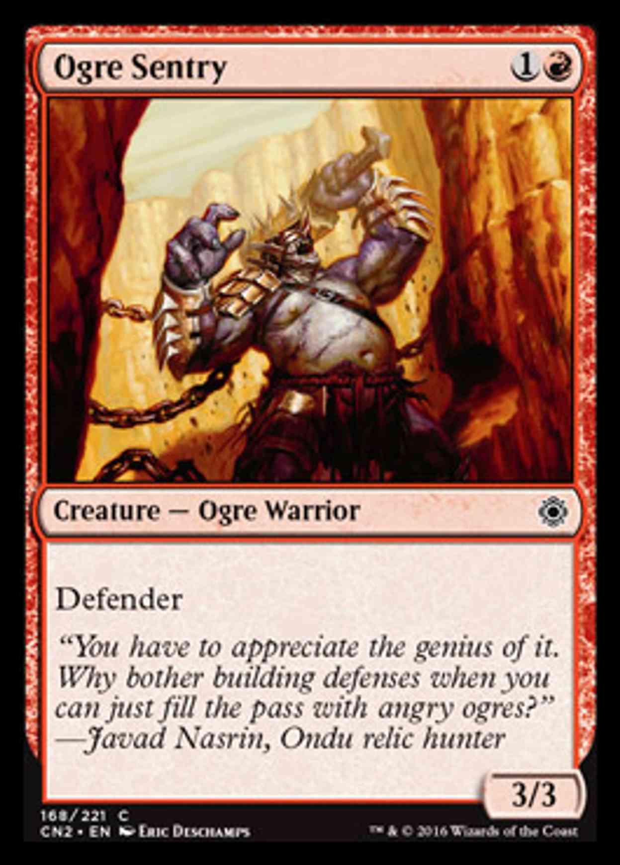 Ogre Sentry magic card front