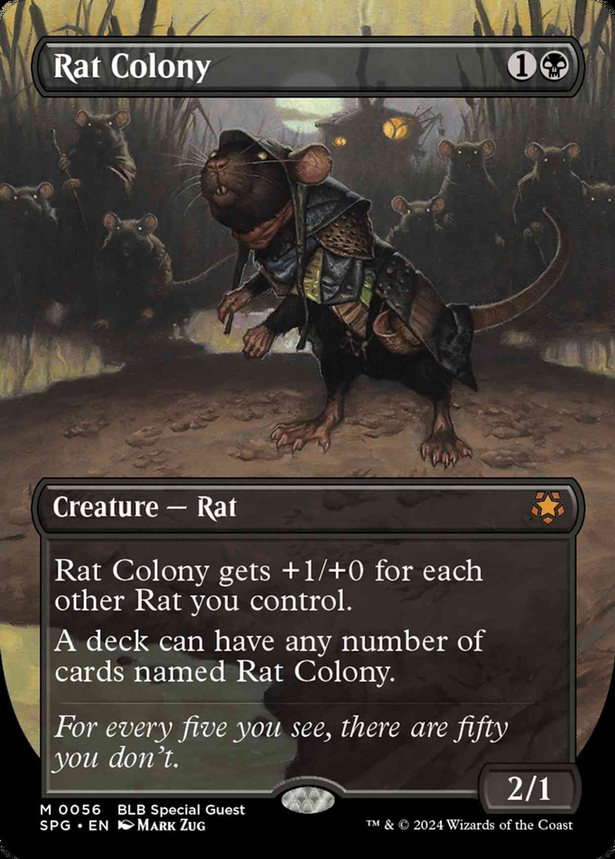 Rat Colony (Borderless) magic card front