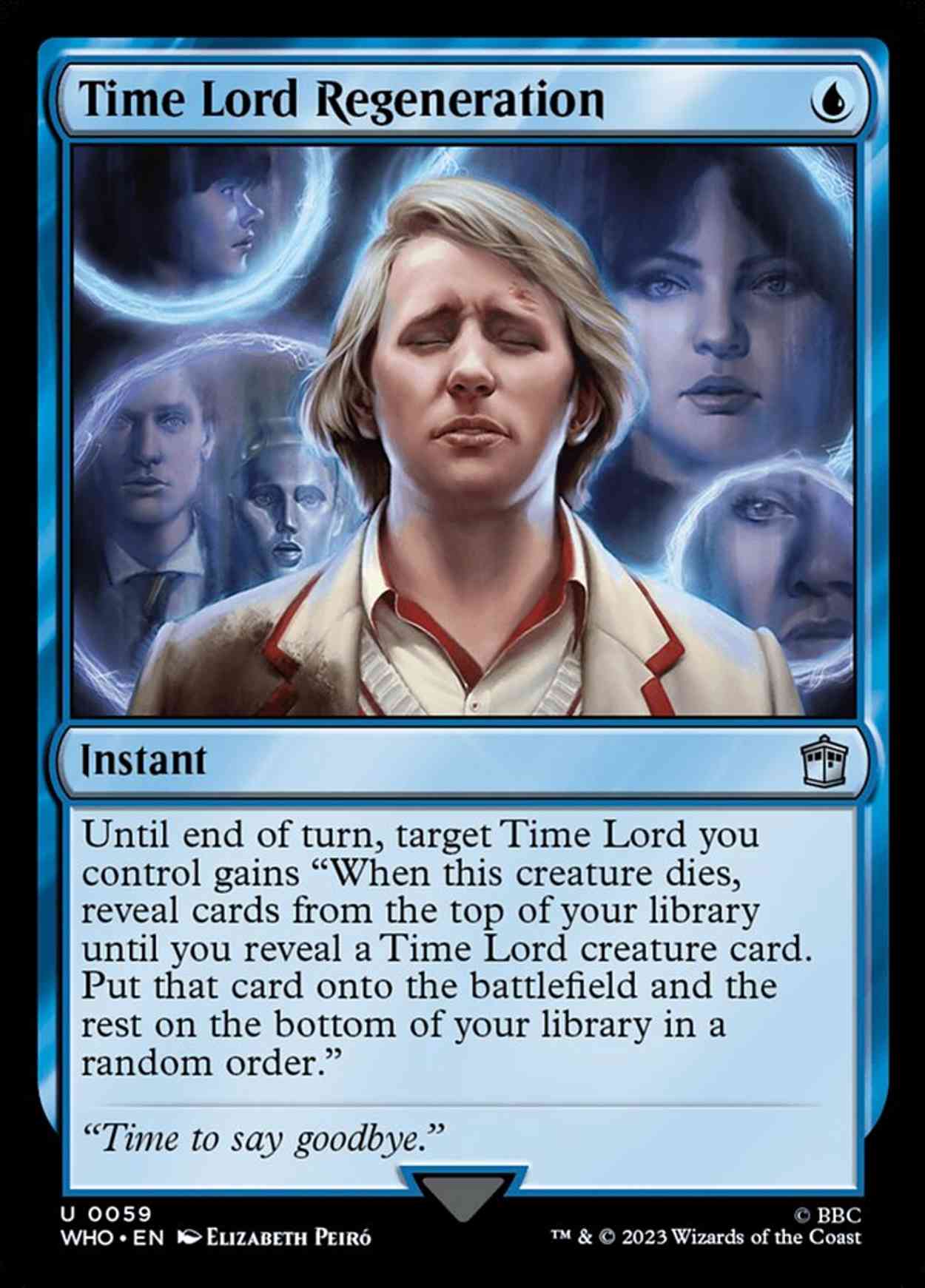 Time Lord Regeneration magic card front