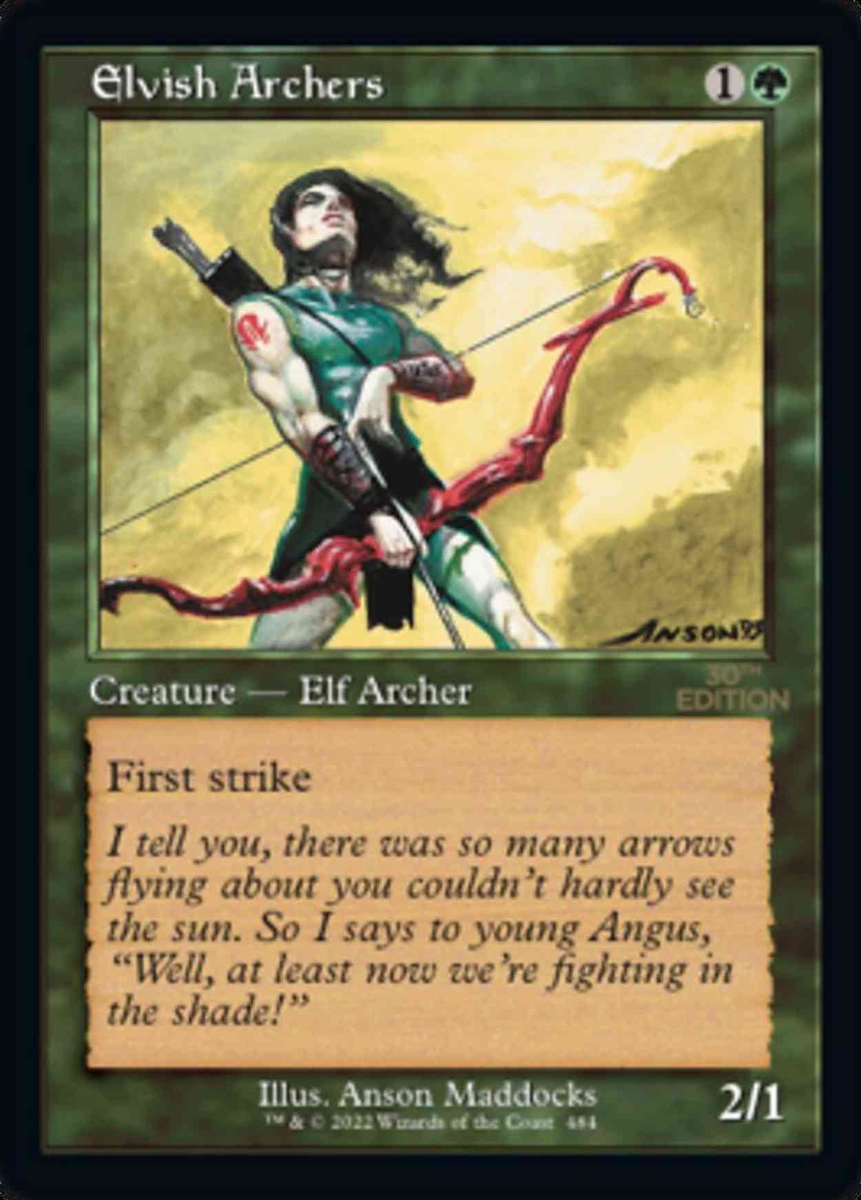 Elvish Archers (Retro Frame) magic card front