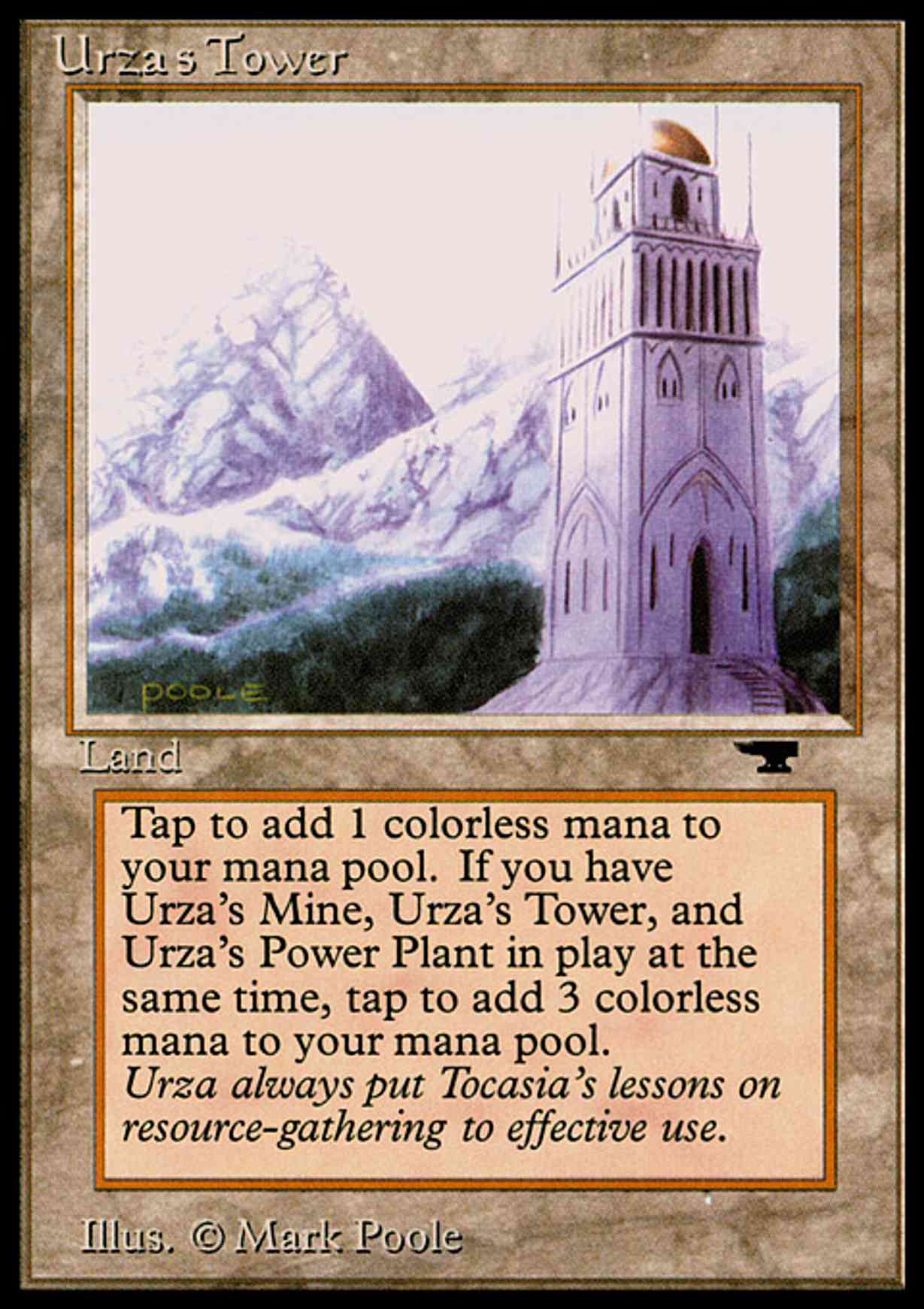 Urza's Tower (Mountains) magic card front