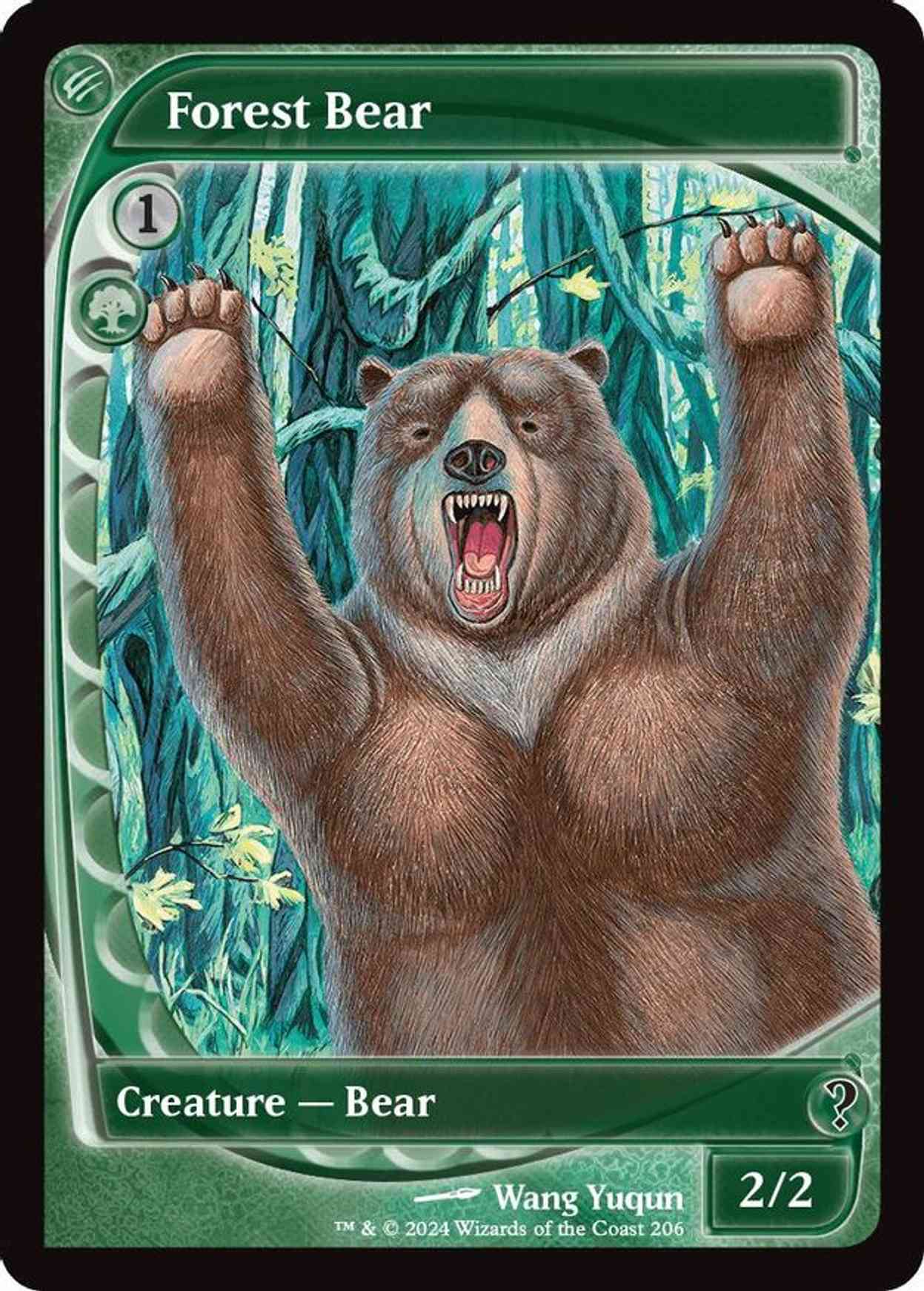 Forest Bear (Future Sight) magic card front