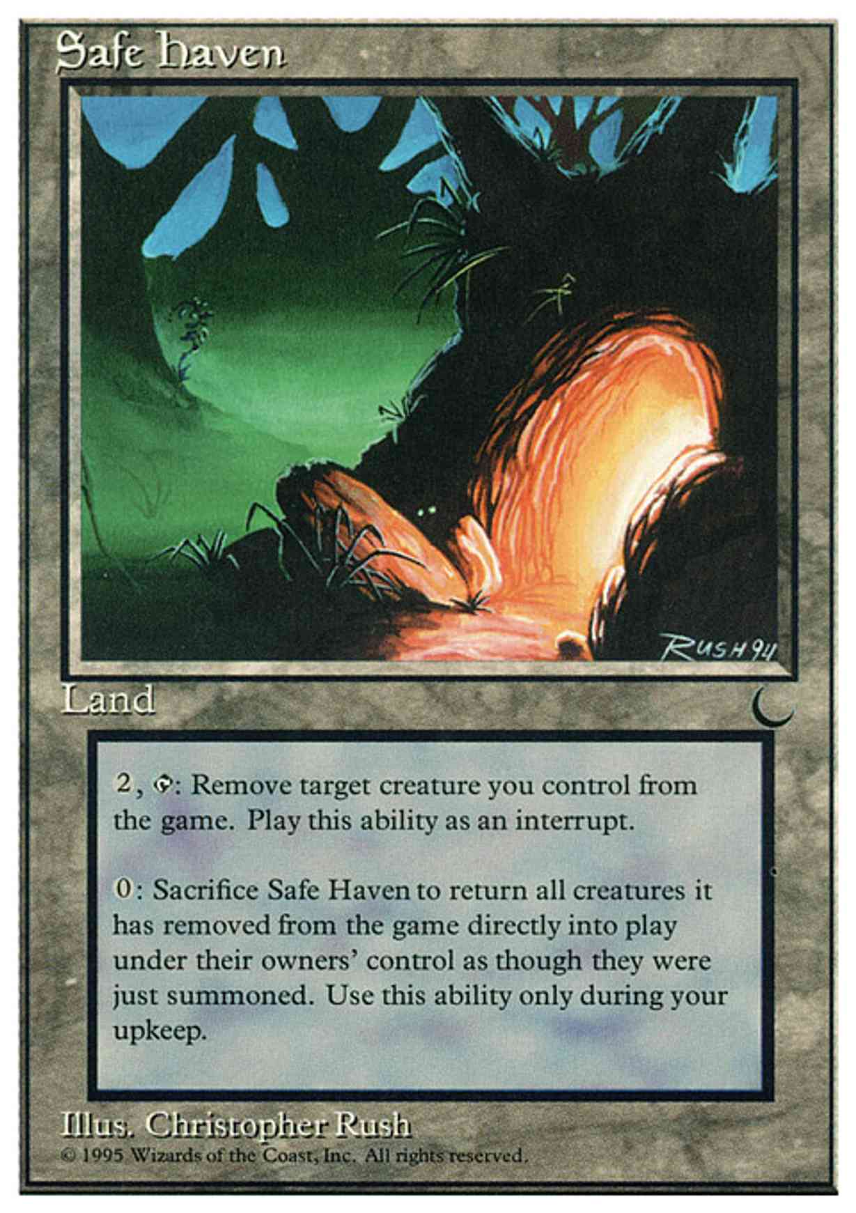 Safe Haven magic card front