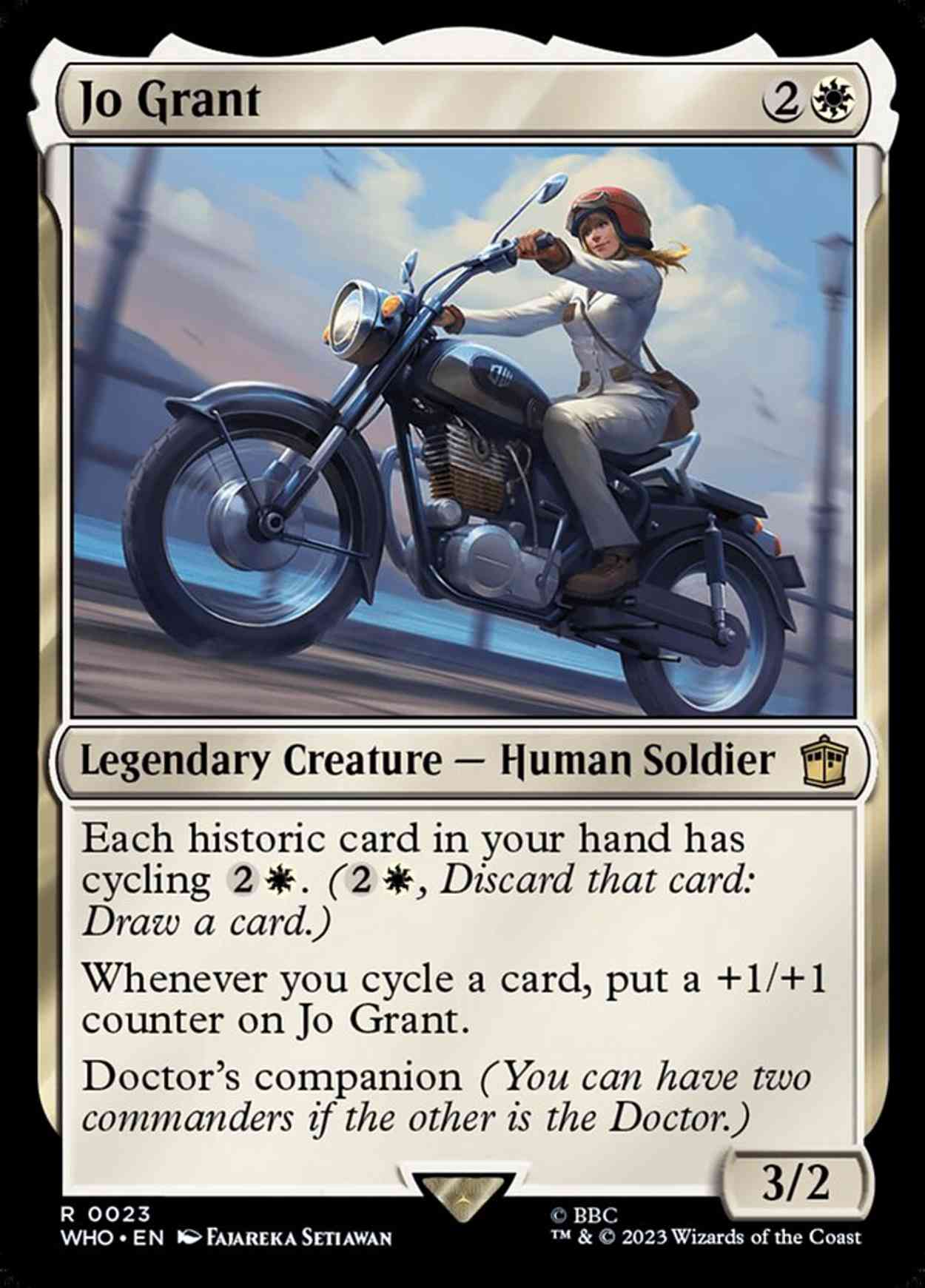 Jo Grant magic card front