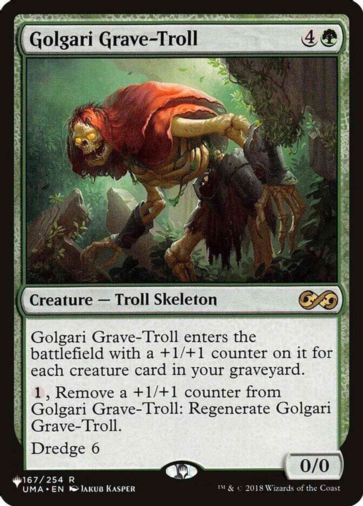 Golgari Grave-Troll magic card front