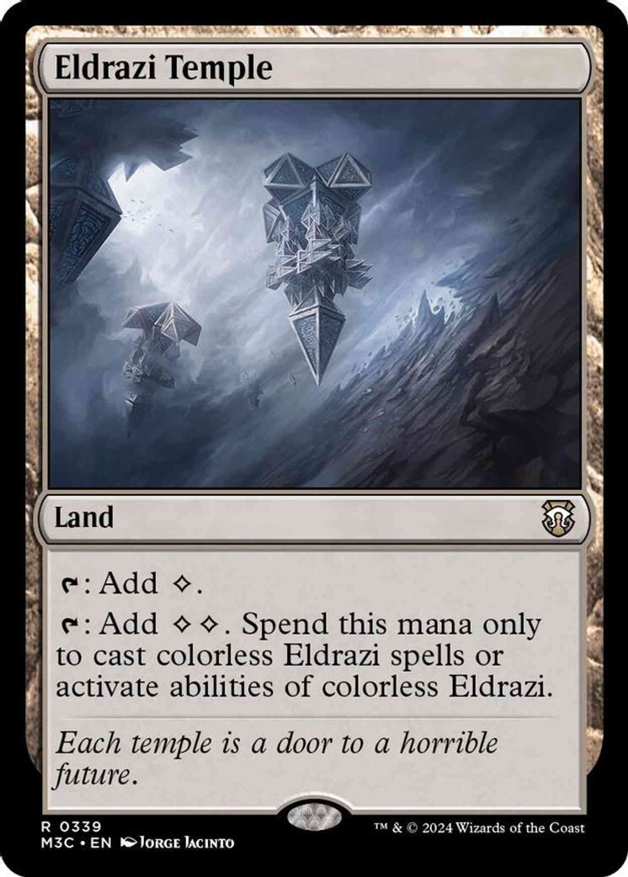 Eldrazi Temple (Ripple Foil) magic card front