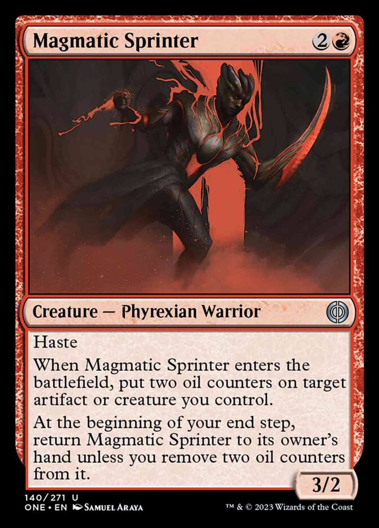 Magmatic Sprinter magic card front