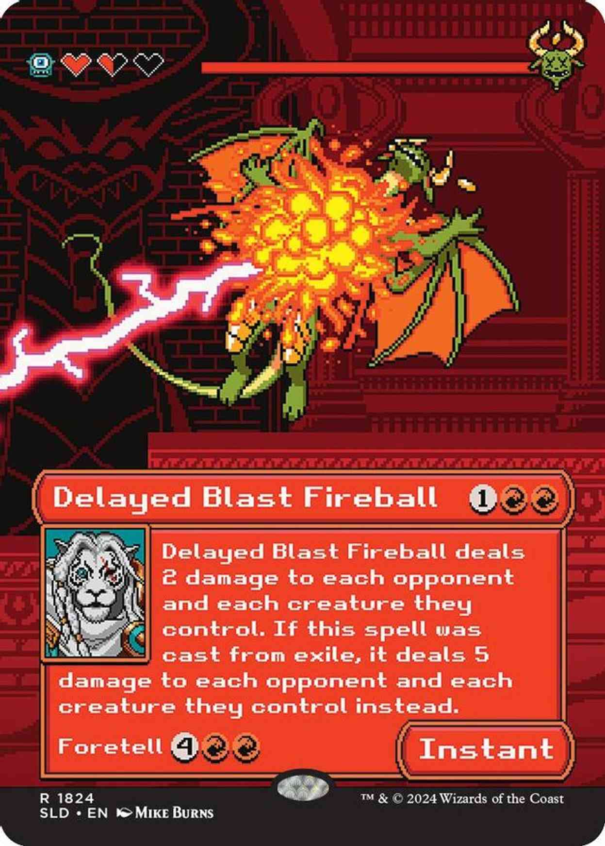 Delayed Blast Fireball magic card front