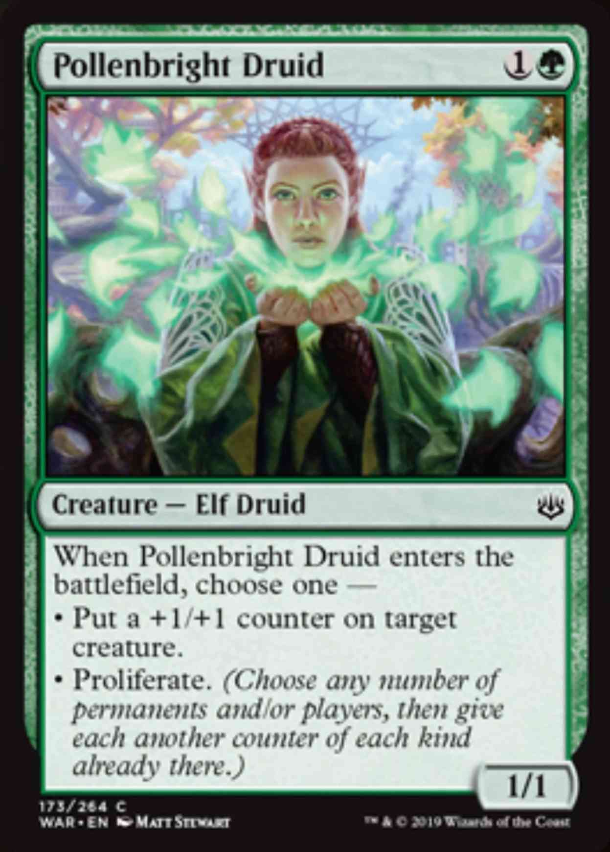 Pollenbright Druid magic card front