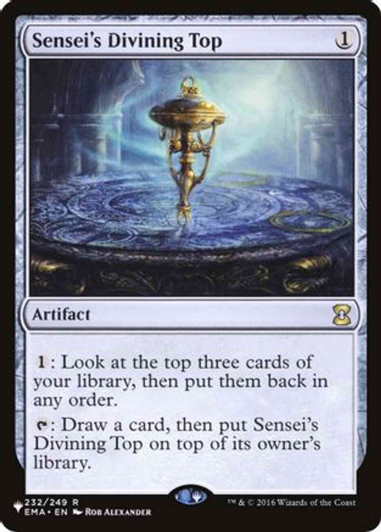 Sensei's Divining Top magic card front
