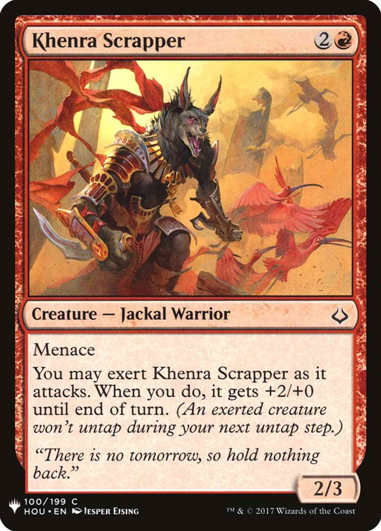 Khenra Scrapper magic card front