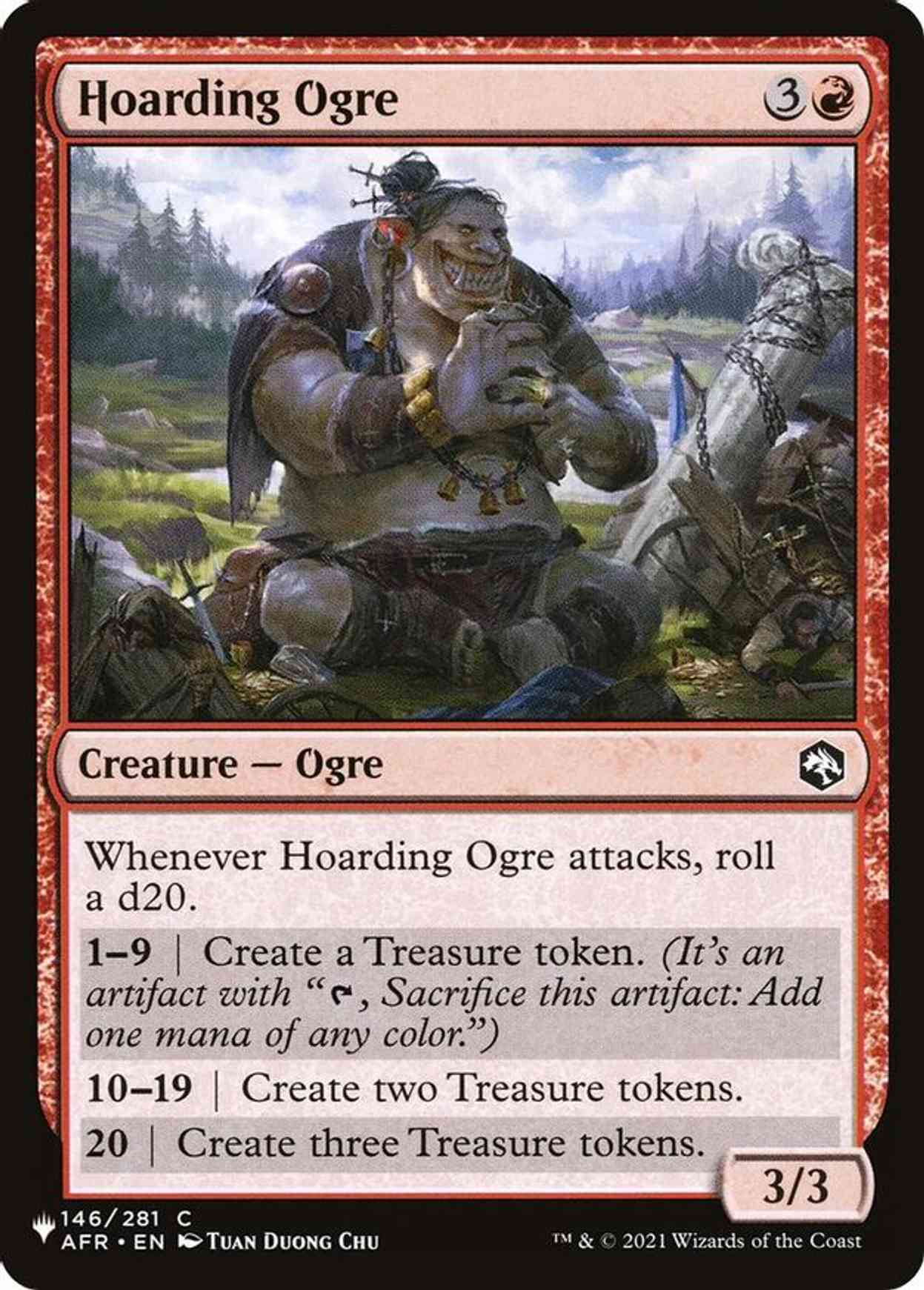 Hoarding Ogre magic card front