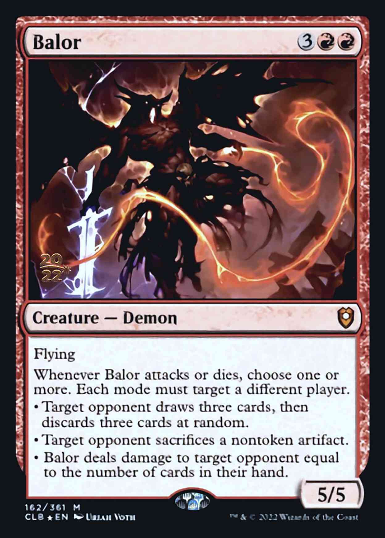 Balor magic card front